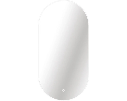 Oválne zrkadlo s osvetlením