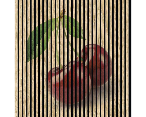 Dizajnový akustický panel DIGI05O 1133x19x1195 mm Dekoratívna doska s motívmi čerešní