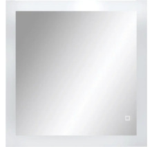 Zrkadlo do kúpeľne s osvetlením Shine LED 65x60 cm s vypínačom a podložkou proti zahmlievaniu