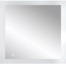 Zrkadlo do kúpeľne s osvetlením Shine LED 65x60 cm s vypínačom a podložkou proti zahmlievaniu
