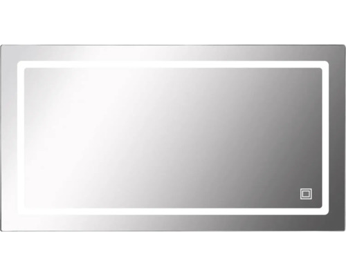 Obdĺžnikové zrkadlo s LED osvetlením