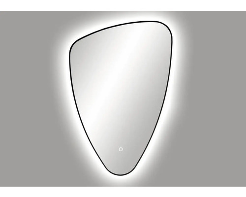 Asymetrické zrkadlo s osvetlením