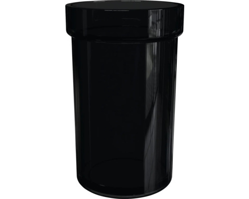 Čierna plastová nádoba