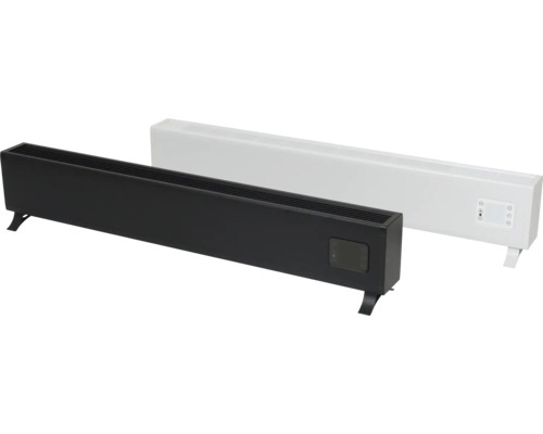 Dva radiátory, jeden čierny a jeden biely