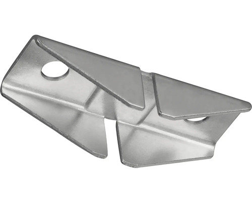 Kovová uhlová spojka s otvormi na upevnenie