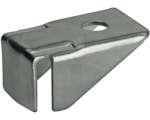 Kovový uholník s vŕtaným otvorom