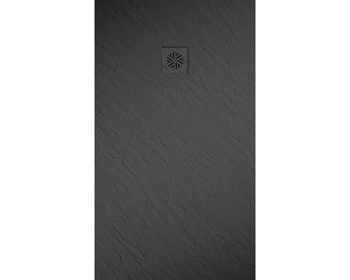 Sprchová vanička Jungborn Cento 140 x 80 x 2,6 cm čierna Matná -