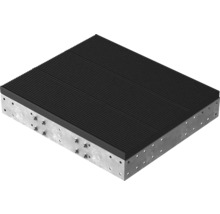 Rebrovaná oceľová betónová doska s montážnymi otvormi