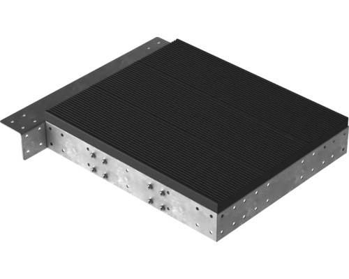 Medziplatforma Pertura Tallis antracit 80x88 cm Kovové schodisko s gumovým povrchom