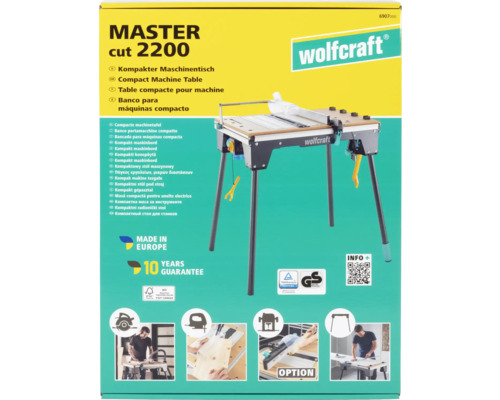 Wolfcraft Master Cut 2200 strojový stôl, kompaktný pracovný stôl