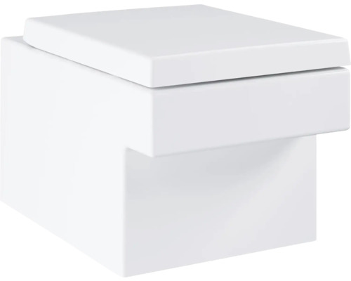 WC doska GROHE Cube Ceramic biela s automatickým zatváraním 39488000