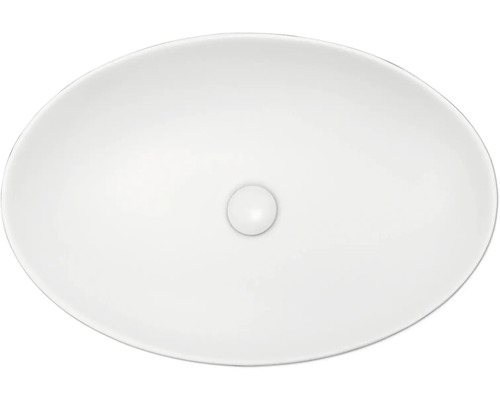 Pohľad zhora na oválne umývadlo