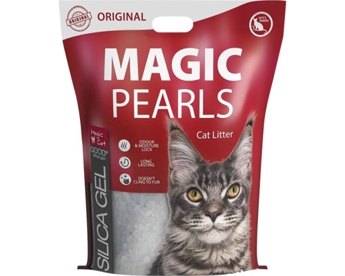 Podstielka pre mačky silikátová Kočkolit Magic Pearls Original 16 l