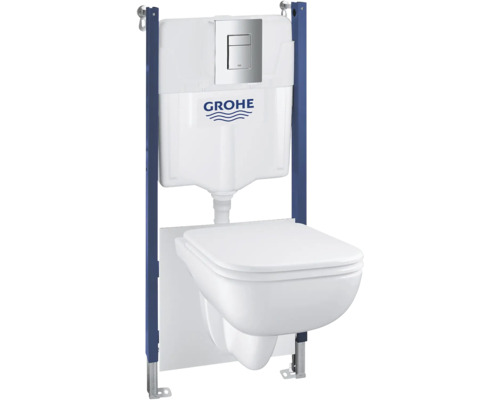 Závesné WC GROHE Solido Compact bez splachovacieho kruhu 39816000
