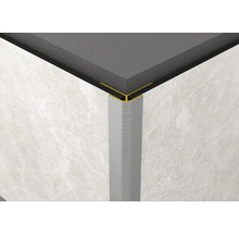 Detail rohu obkladov s ukončovacím profilom