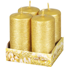 Sada štyroch valcových sviečok