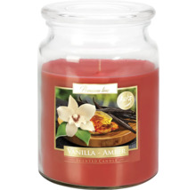 Vonná sviečka vanilka-ambra v skle