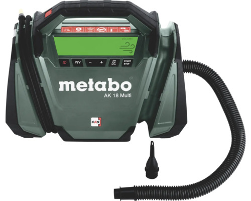Akumulátorový kompresor Metabo AK 18 Multi s hadicou a tryskou