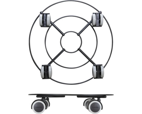 Podložka pod kvetináč s kolieskami