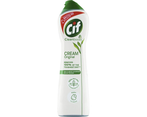 Čistiaci prostriedok Cif Cream Original 500 ml Čistiaci krém Cif Cleanboost Original vo fľaši