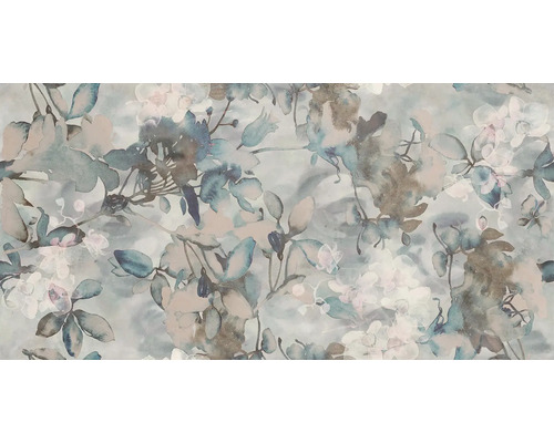 Dekor k obkladu kvetovaný vzhľad WALLART jamie 60 x 120 cm Tapeta s kvetinovým vzorom