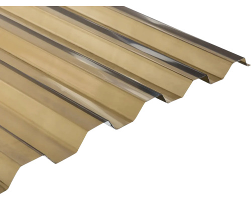 Polykarbonátová vlnitá doska trapéz Guttagliss Makro 3000 x 1060 mm bronz