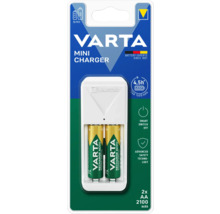 Nabíjačka Varta Mini s dvoma batériami AA 2100 mAh v balení