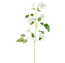 Dekoratívna umelá kvetina Clematis s kvetmi a listami