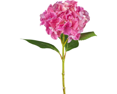 Umelá rastlina hortenzia 66 cm ružová