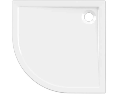 Štvrťkruhový sprchová vanička