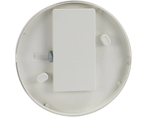 Spodná strana hlásiča dymu s priestorom pre batériu