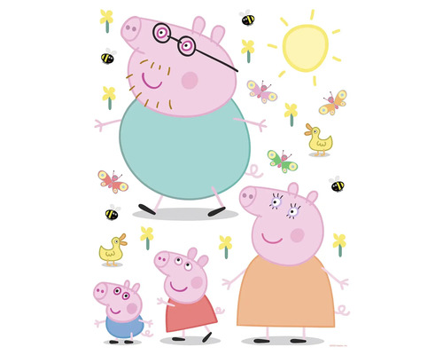 Samolepiaca dekorácia Peppa Pig Rodina