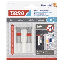 Lepiace skrutky Tesa na upevnenie predmetov na tapety a omietky