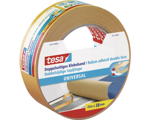 Obojstranná lepiaca páska TESA Univeersal 25 m x 38 mm Tesa Universal obojstranná lepiaca páska 25 metrov krát 38 milimetrov