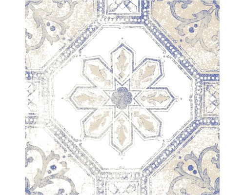 Vzor dlaždíc s kvetinovým dekorom