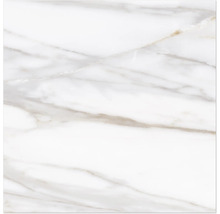 Dlažba obklad imitácia mramoru LUCCA Bianco Gold matná 60 x 60 cm