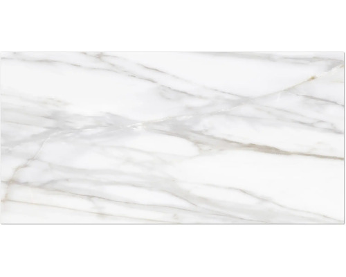 Dlažba Obklad imitácia mramoru LUCCA Bianco Gold mat 60x120 cm