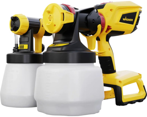 Akumulátorové striekacie zariadenie Wagner Universal Sprayer W 600 Flexio 18V Dva striekacie systémy Wagner s nádržou