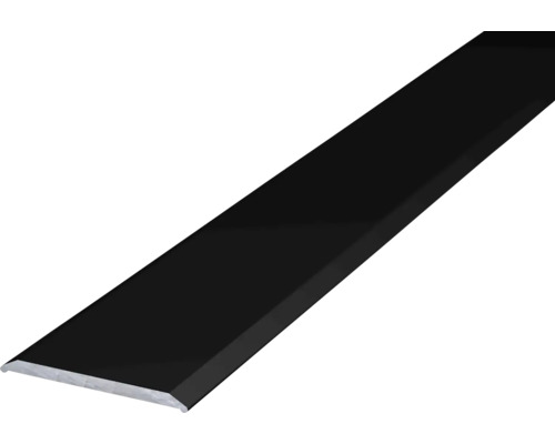 Prechodový samolepiaci profil čierny 24 x 2 mm, 1 m