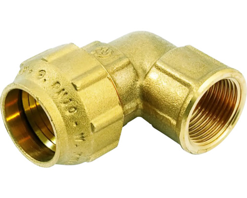 Koleno Gebo 40x5/4", vnútorný závit Mosadzné koleno s vnútorným závitom pre rúrkové spoje