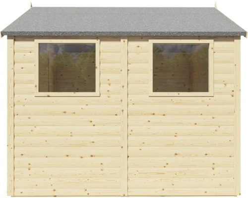 Záhradný domček s dvoma oknami