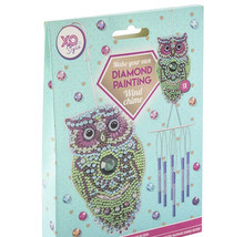 Balenie veternej zvonkohry Diamond Painting s motívom sovy