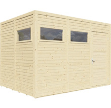 Drevený záhradný domček Cubo 3 prírodný 337x234 cm-thumb-6