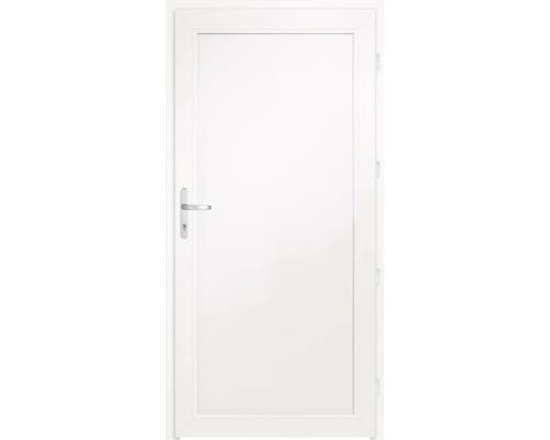 Biele interiérové dvere so striebornou kľučkou