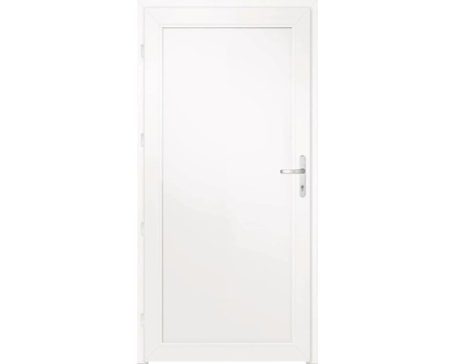 Biele dvere so striebornou kľučkou