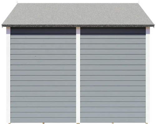 Záhradný domček na náradie z dreva so strechou