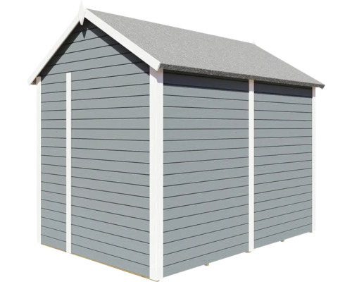 Záhradný domček so sedlovou strechou z dreva