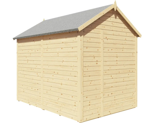 Drevený záhradný domček s bitúmenovou strechou