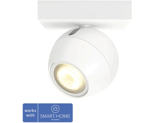 LED bodové svietidlo Philips HUE 50471/31/P9 Buckram 5W 350lm 2200-6500K biele - kompatibilné so SMART HOME by hornbach