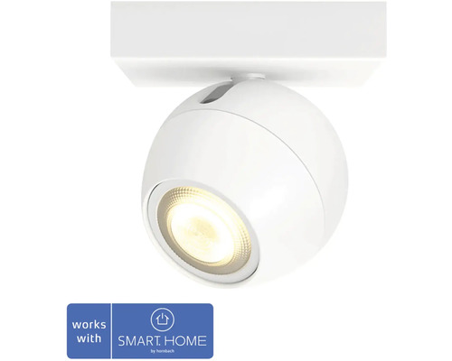 LED bodové svietidlo Philips HUE 50471/31/P9 Buckram 5 W 350 lm 2200-6500 K biele - kompatibilné so SMART HOME by hornbach